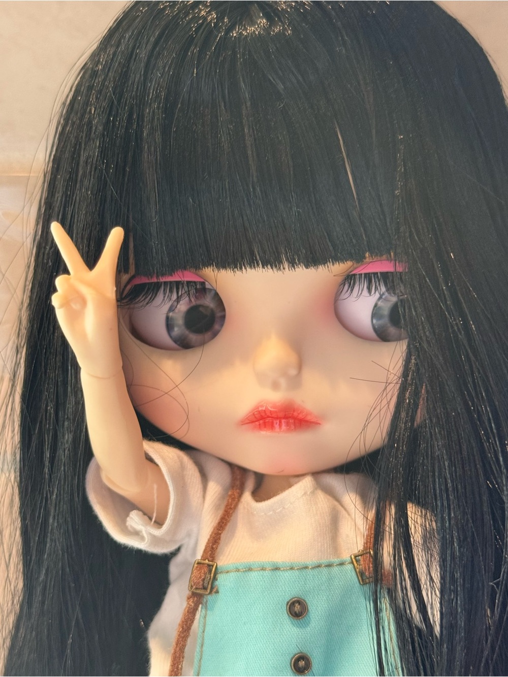 Vintage inspired Blythe doll - Picture 6 of 7